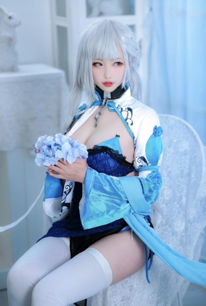 图片[1]-樱岛嗷 – NO.12 贝法尔斯特旗袍 [15P-144MB]-蜜桃啵啵