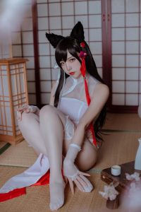 二佐Nisa – NO.196 犬之眷 碧蓝航线 爱宕 旗袍 [18P-204MB]-蜜桃啵啵