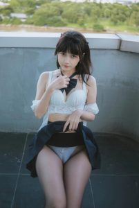 不呆猫 NO.061 JK学妹户外[59P-390MB]-蜜桃啵啵