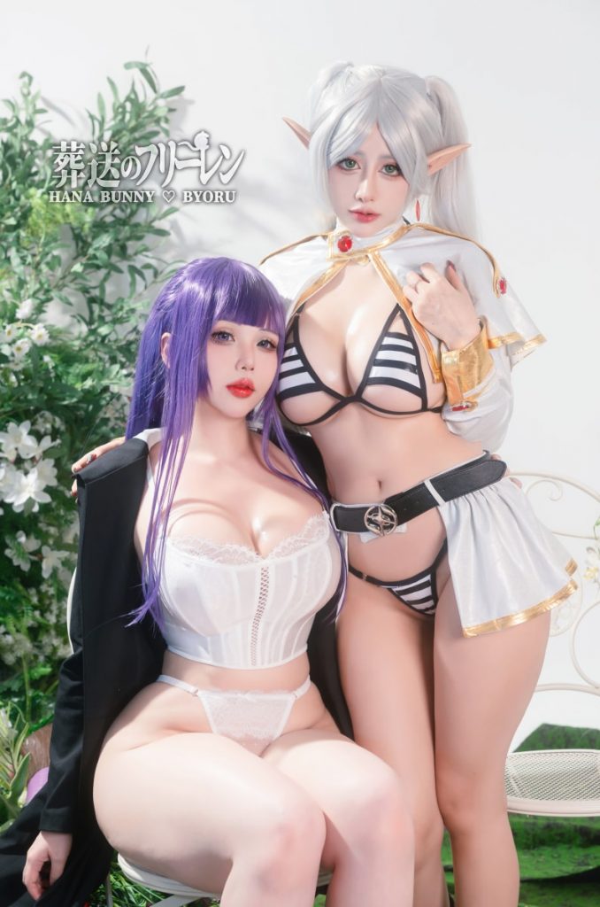 图片[1]-Byoru NO.239 Fern and Frieren Sousou no Frieren (&Hana Bunny) [24P-255MB]-蜜桃啵啵