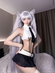 果咩酱w NO.046 天使女警 [23P-163M]-蜜桃啵啵