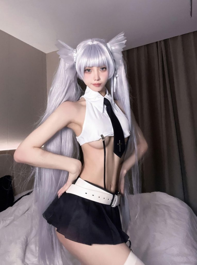 果咩酱w NO.046 天使女警 [23P-163M]-蜜桃啵啵