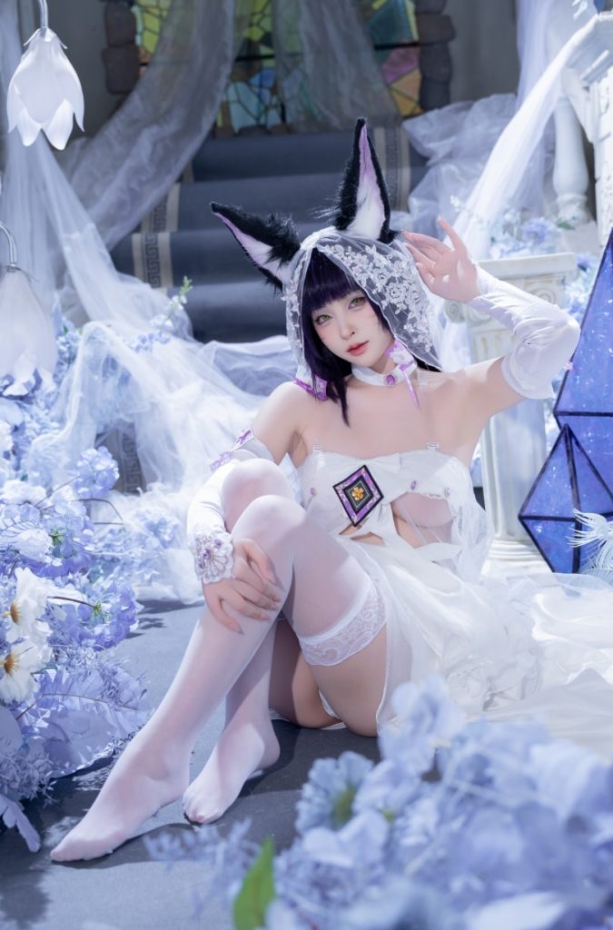 图片[2]-清水由乃 NO.077 碧蓝航线 武藏 紫藤花[51P1V-638MB]VIP-蜜桃啵啵