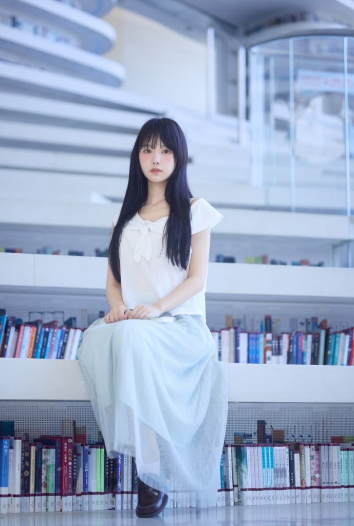 Shika小鹿鹿 NO.134 图书馆 [16P-294MB]-蜜桃啵啵