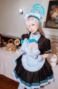 二佐Nisa – NO.212 蔚蓝档案-明日奈女仆[30P-260MB]-蜜桃啵啵